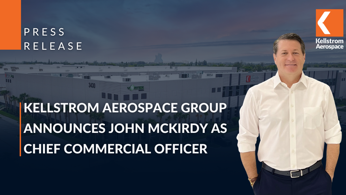 Kellstrom Aerospace Group Announces John McKirdy as Chief Commercial Officer